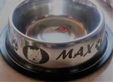 Edelstahl Futternapf 0,5 L mit