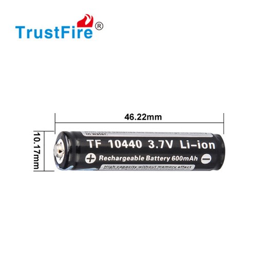 Trustfire 10440 300mah - 300mah, 3,6v