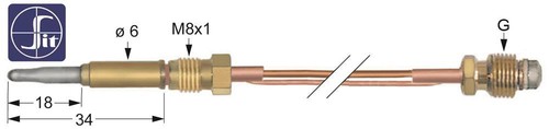 Krefft thermoelement mit - krefft, 2