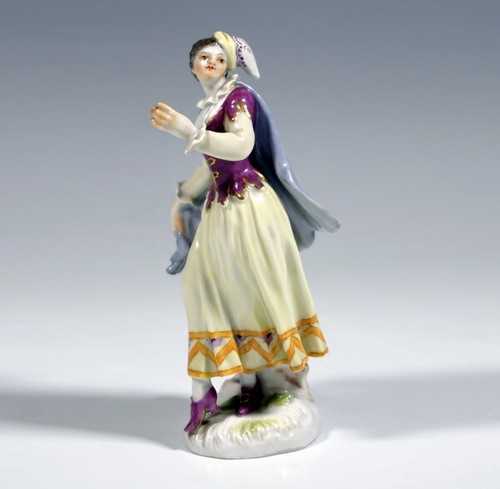 Meissen figur columbine - meissen,
