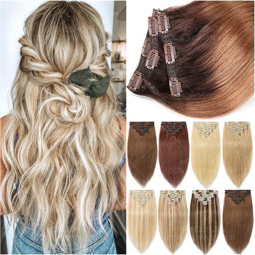 Balayage clip remy echthaar - in,