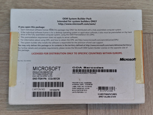 Microsoft windows home server - microsoft,