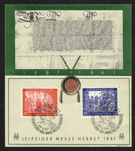 Sbz leipziger messe 1947 auf - sbz:,