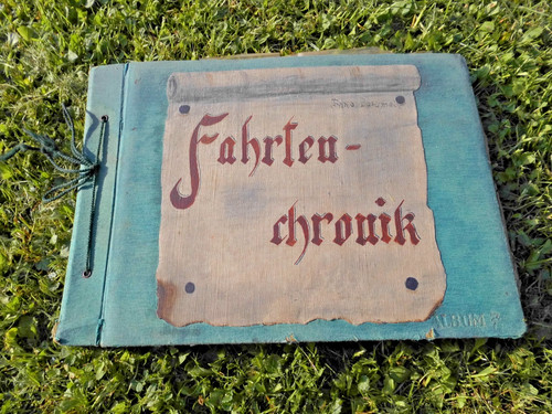 Altes jugend fotoalbum - jugend, mit
