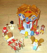 Playmobil 4888 Schlittenkarussell ,2er Rentierschlitten,Weihnachtsengel Konvolut