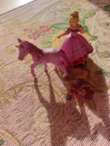 Schleich figur rosa fohlen - figur,