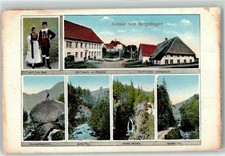 13438271 - 7884 Bergalingen Hotzen Paar Tracht Gasthaus zum Frieden Salpeter
