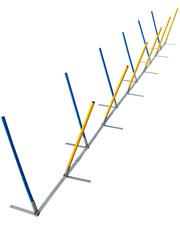 Turnier slalom mit stange - mit,