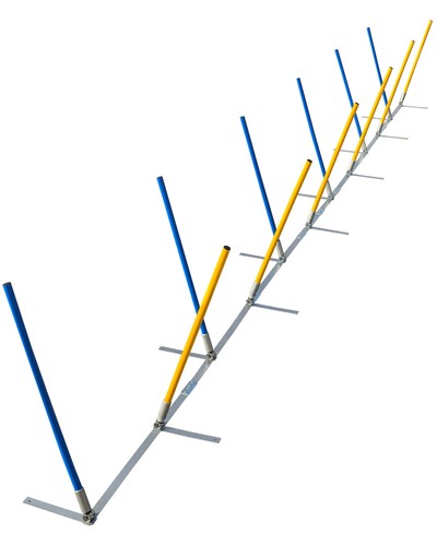 Turnier slalom mit stange - turnier,