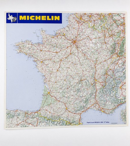 Große wandkarte michelin - wandkarte,