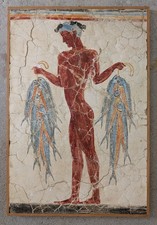 Fischer Fresko von Akrotiri / alten Griechenland / Kopie