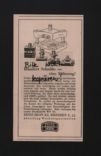 DRESDEN, Werbung 1941, Zeiss Ikon AG Werkzeug-Normalien