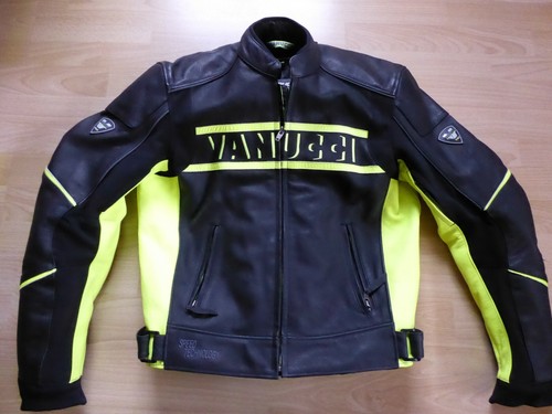 Spitzen motorradjacke mit neon - mit,