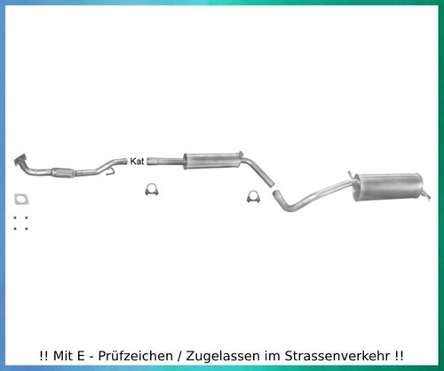 Auspuffanlage für polo - für, vw