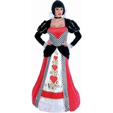 Rotes Herzkönigin Kostüm