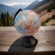 Kleiner SIGMA Schuler Globus. Neuwertig 22cm Gross Durchmesser 15cm Drehbar.