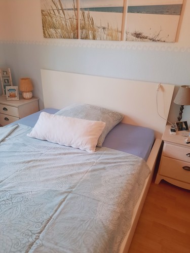 Ikea malm bett weiß - bett,