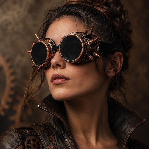 Steampunk brille goggles - steampunk,