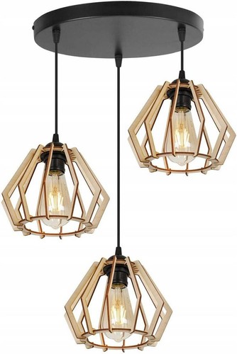 Light home timber - timber, hängelampe