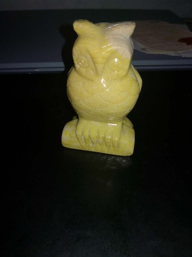 Edelstein eulenfigur - edelstein,