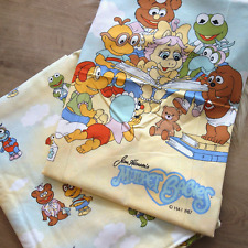 Süße Kinder Bettwäsche 2tlg. Muppet Babies 1987 Vintage Jim Henson´s 135x200