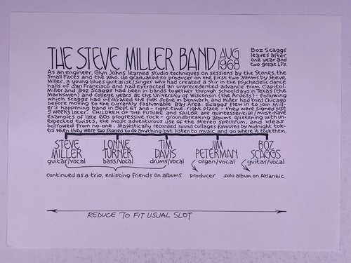 The steve miller band - the, 1968