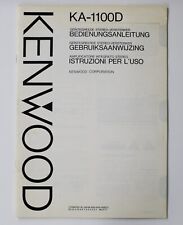 Original KENWOOD KA-1100D