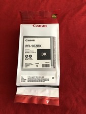 Canon PFI-102BK Original Tintenpatrone - Schwarz Neu mit Rechnung