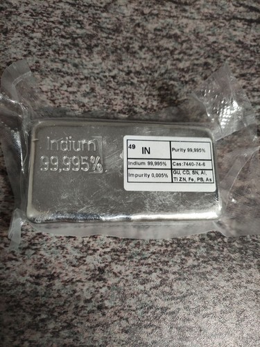 Indium 1kg barren - 1kg,