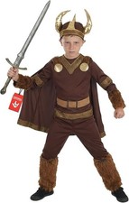 Braunes wikinger kostüm - braunes,