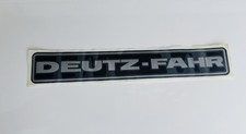 DEUTZ-FAHR Deutz - Fahr  original Aufkleber schwarz-silber 32,5cm x 5cm