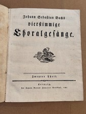 J.S. Bach Noten 1785