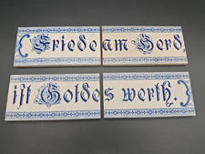 Antike Jugendstil Spruchfliese