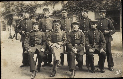 Foto deutsche soldaten in - ak,