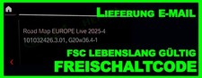 BMW Navi Update Road MAP Europe LIVE MGU 2025-4 / inkl. FSC lebenslang ohne USB