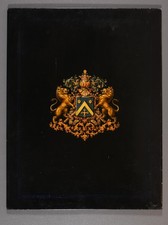 Gemaltes Familienwappen auf