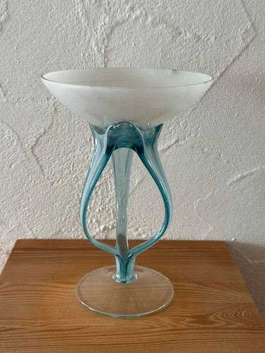 Vintage glas zierschale - 🌟, glas-zierschale