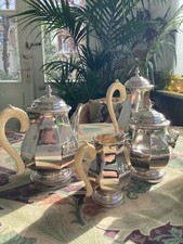 Edles, antikes  Kaffee– und Tee Service. Frankreich Ende 19.Jhdt. 950 er Silber