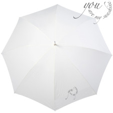 Regenschirm Hochzeitsschirm You are my sunshine creme XXL Hochzeit Braut Schirm