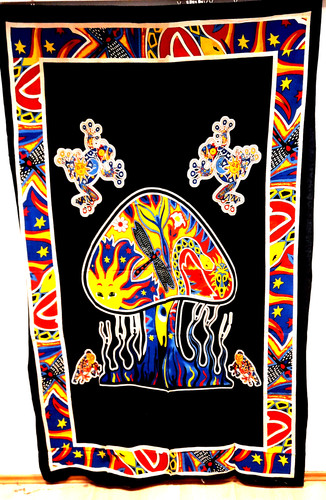 Tuch 140x210 magic mushroom - tuch,