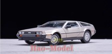 Sun star 1:18 DeLorean DMC-12 1981 car Model Alloy Diecast Hobby Gifts Silver