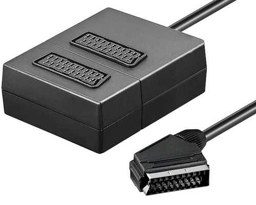 2fach scart verteiler für - scart,