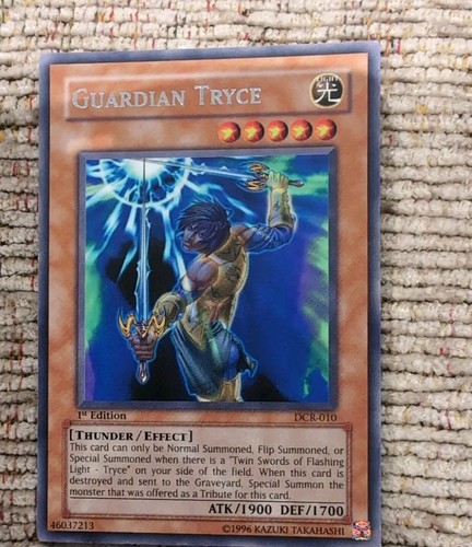 Yugioh guardian tryce rare - yugioh,