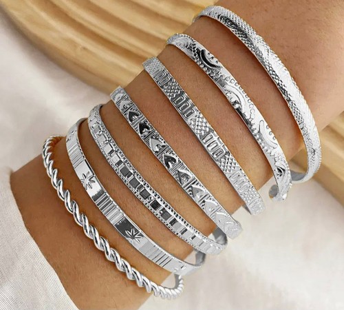 Damen armband armreif - 7, x