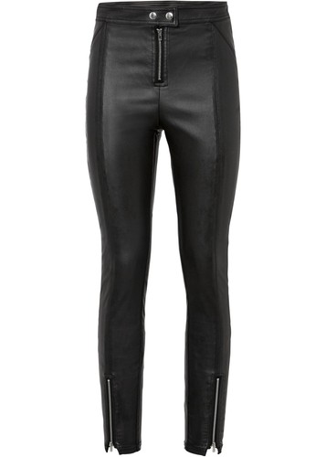 Kunstleder hose 34 schwarz - kunstleder,