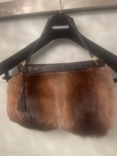 Luxushandtasche pelz nerz - pelz,