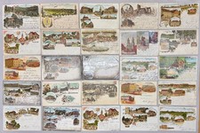 25 alte Ansichtskarten " Gruß aus " meist Städte Niedersachsen um 1900