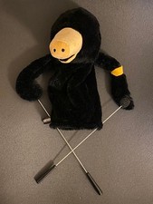 Maulwurf original Rene Marik Handpuppe Marionette Plüsch Neu ca. 30 cm