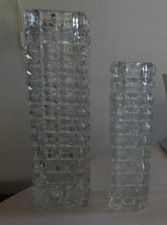 2 Glasvasen rechteckig