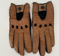 Handschuhe Autofahrer Roeckl Gr. 6,5 Farbe cognac/schwarz